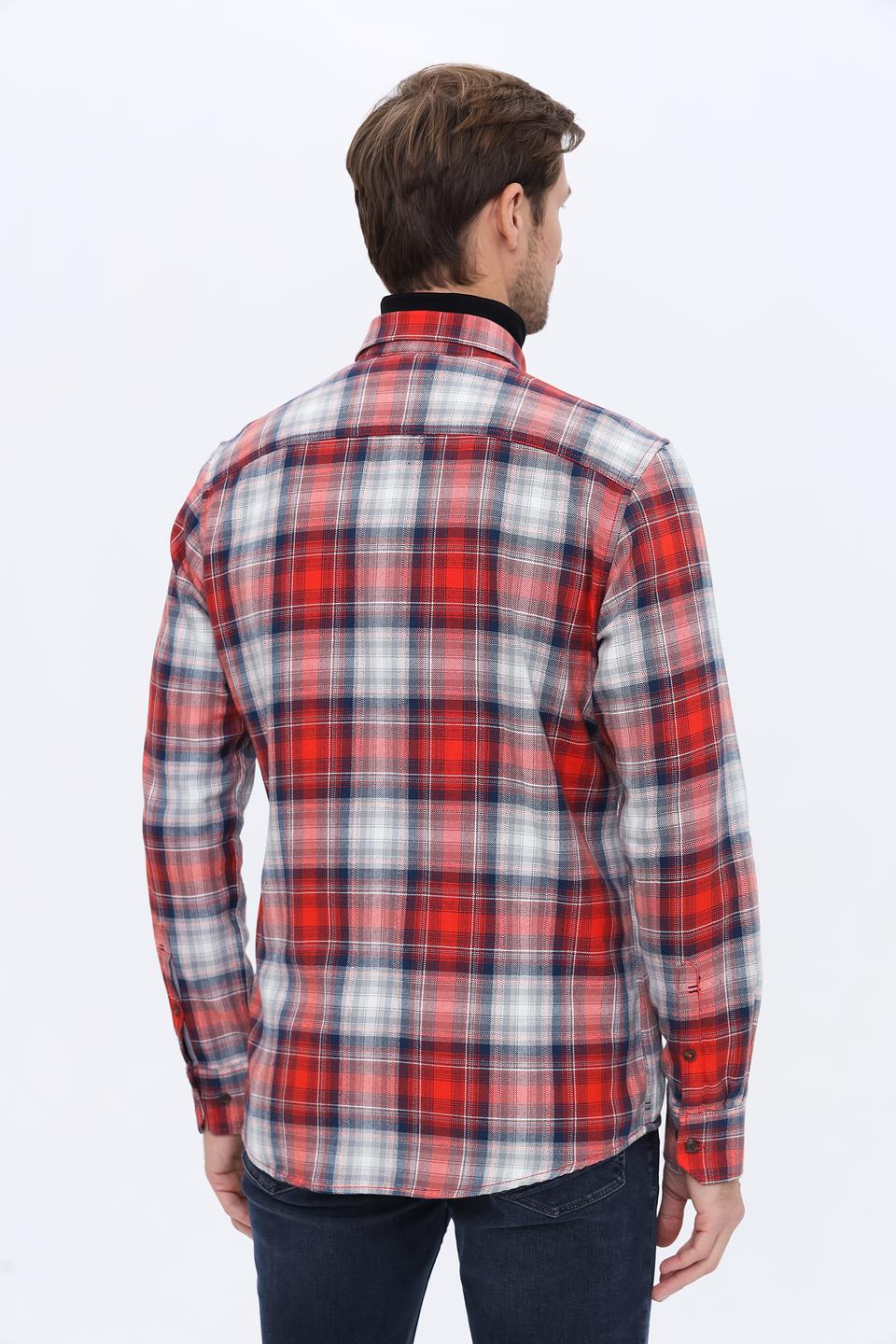 Рубашка Lerros клетка красный
