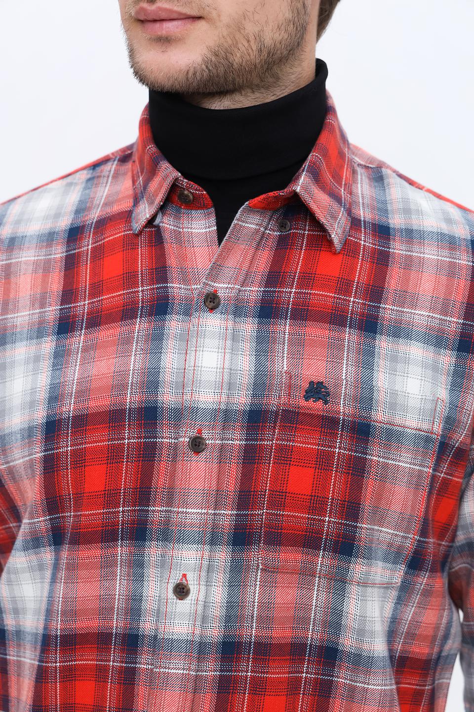 Рубашка Lerros клетка красный