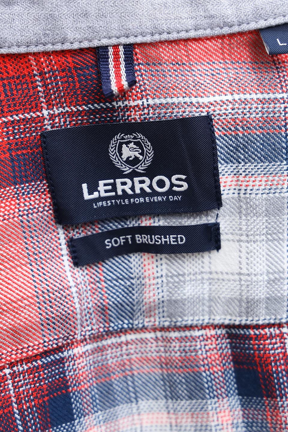 Рубашка Lerros клетка красный