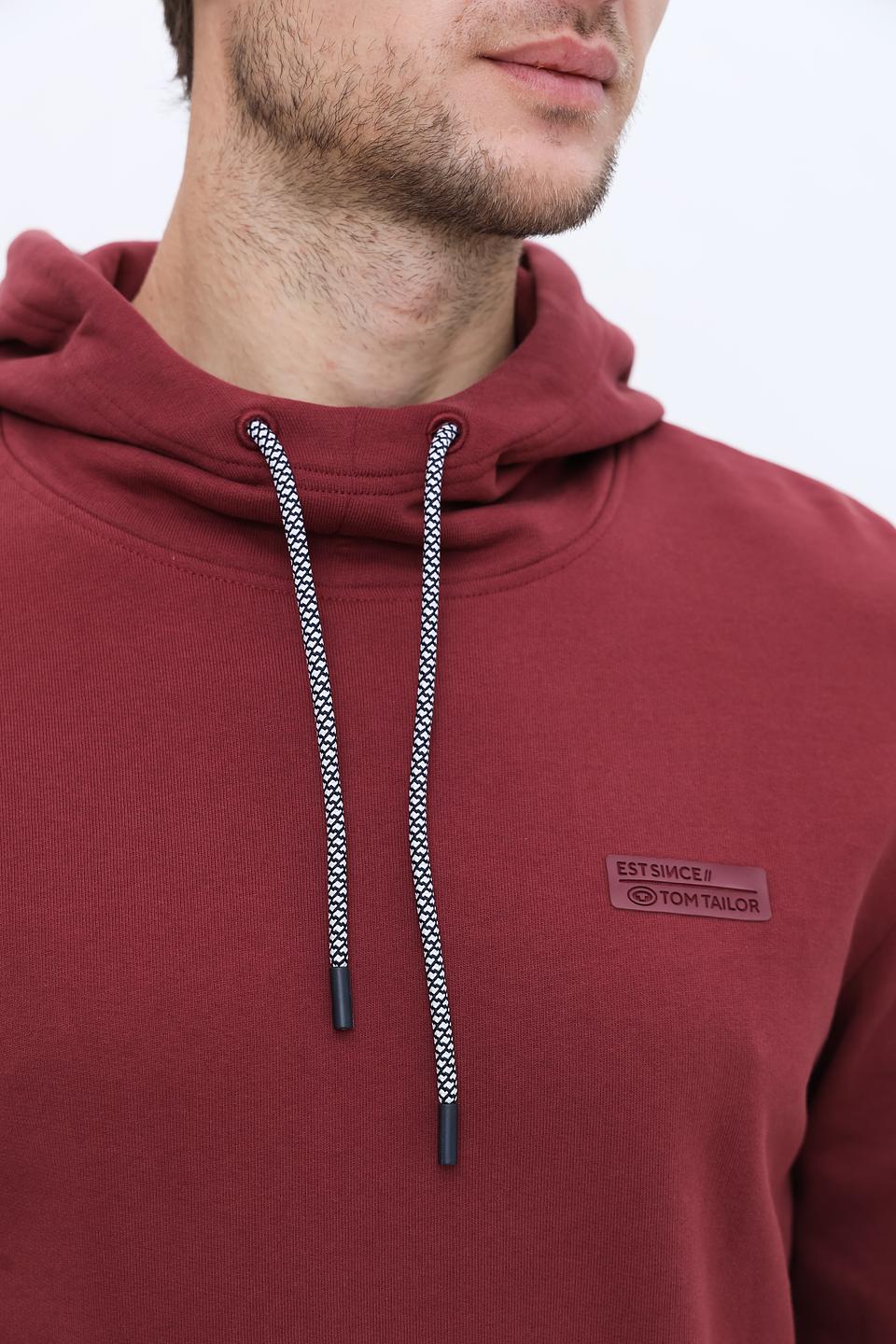 Толстовка Tom Tailor бордовая