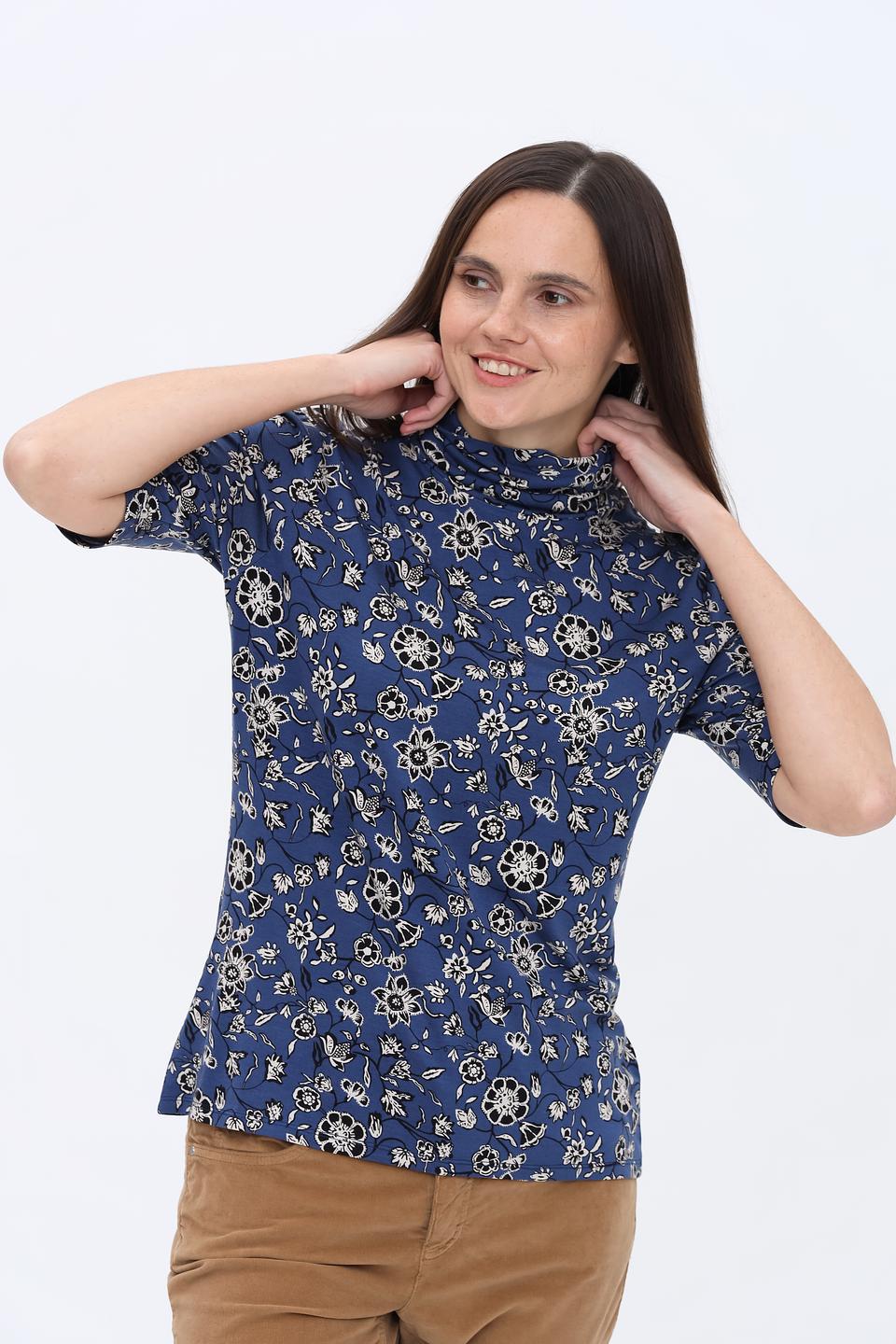 Водолазка More and More с цветочным принтом