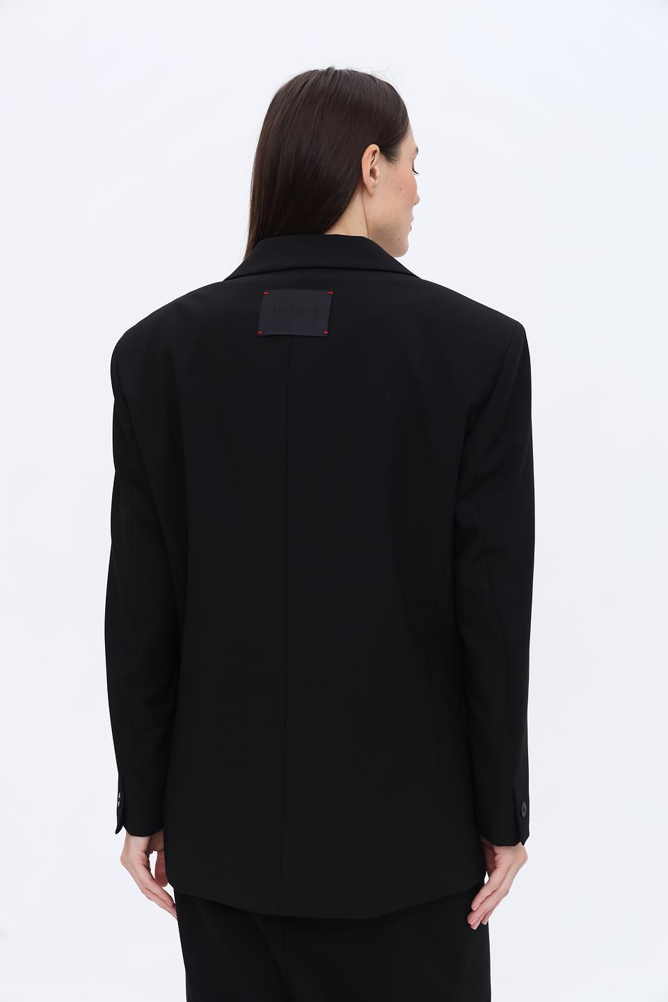 Жакет Hugo женский черный оверсайз