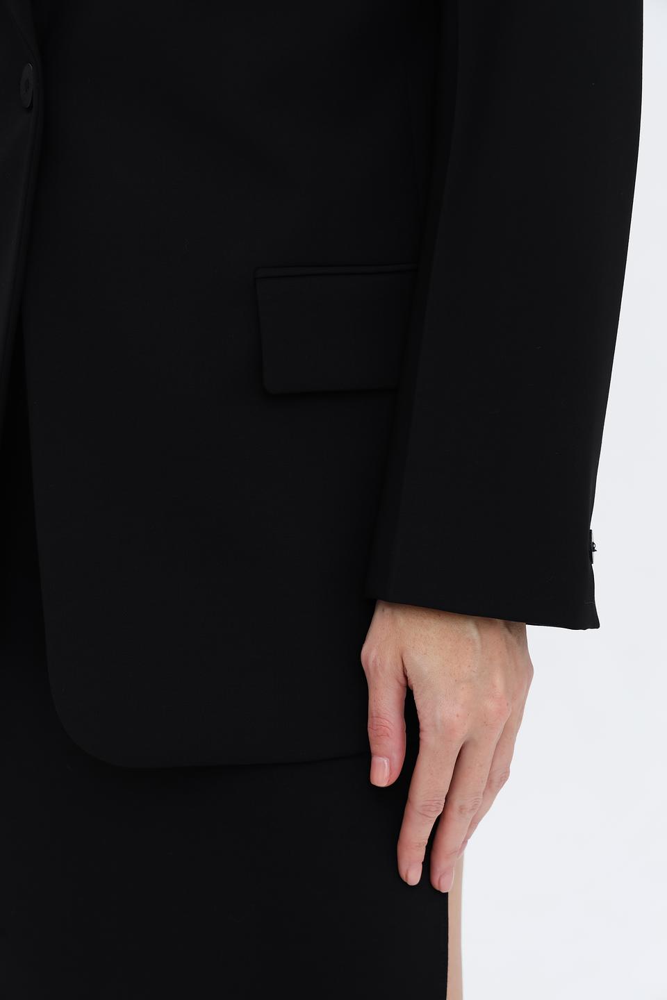 Жакет Hugo женский черный оверсайз