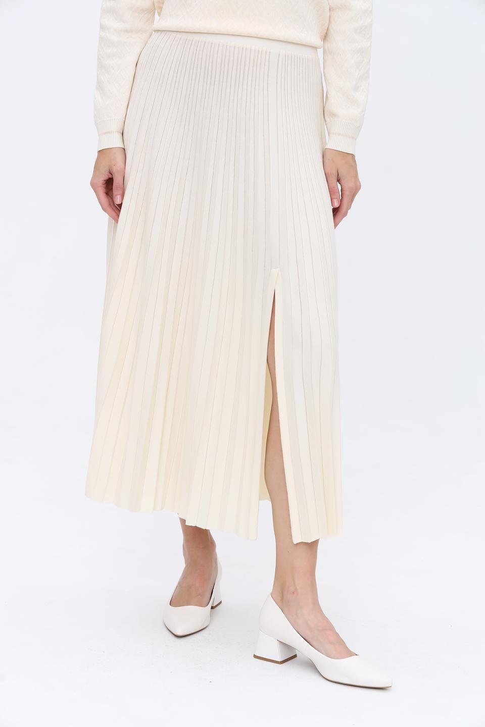 Юбка D. Exterior плиссированная бежевая