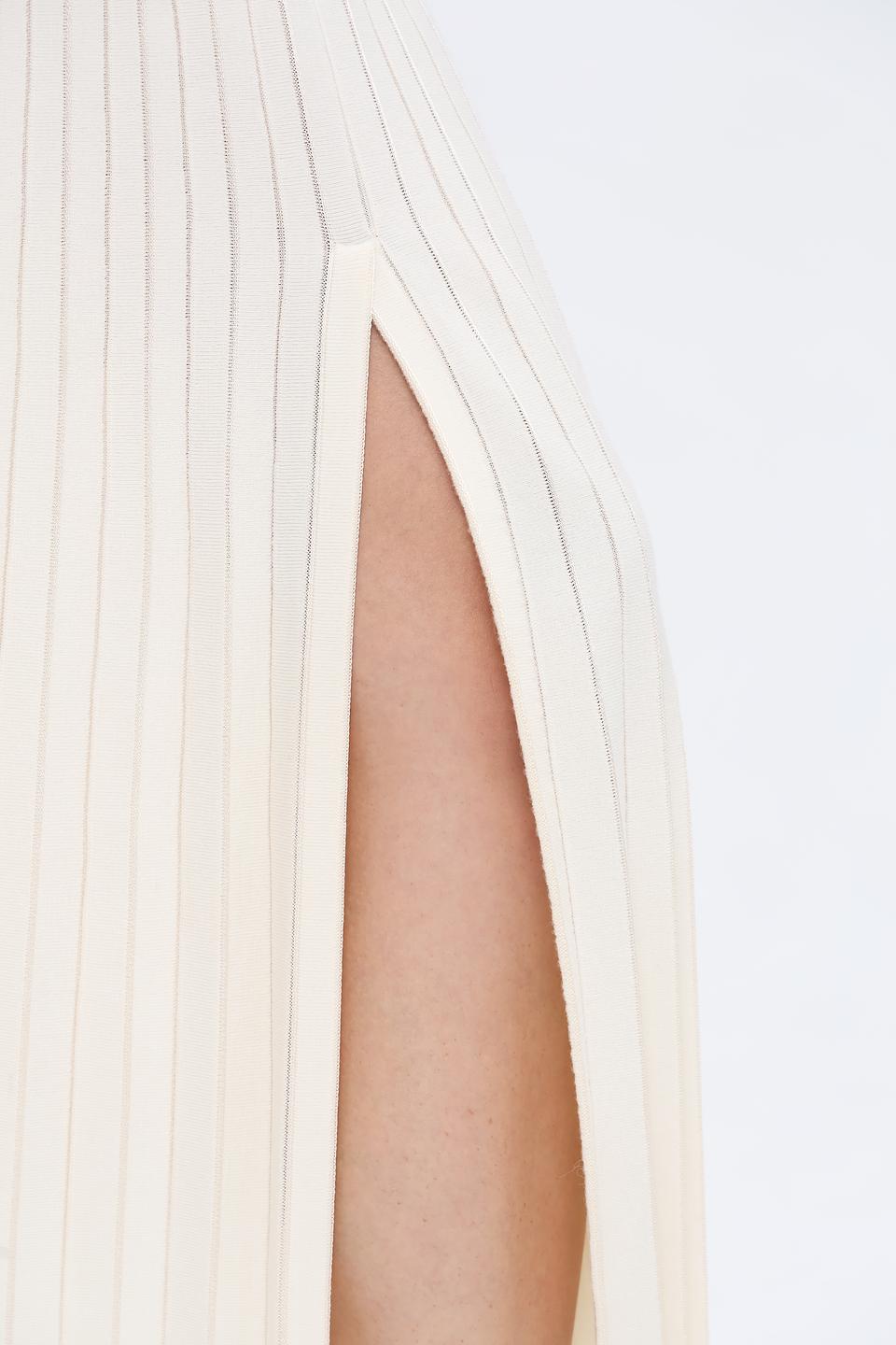 Юбка D. Exterior плиссированная бежевая