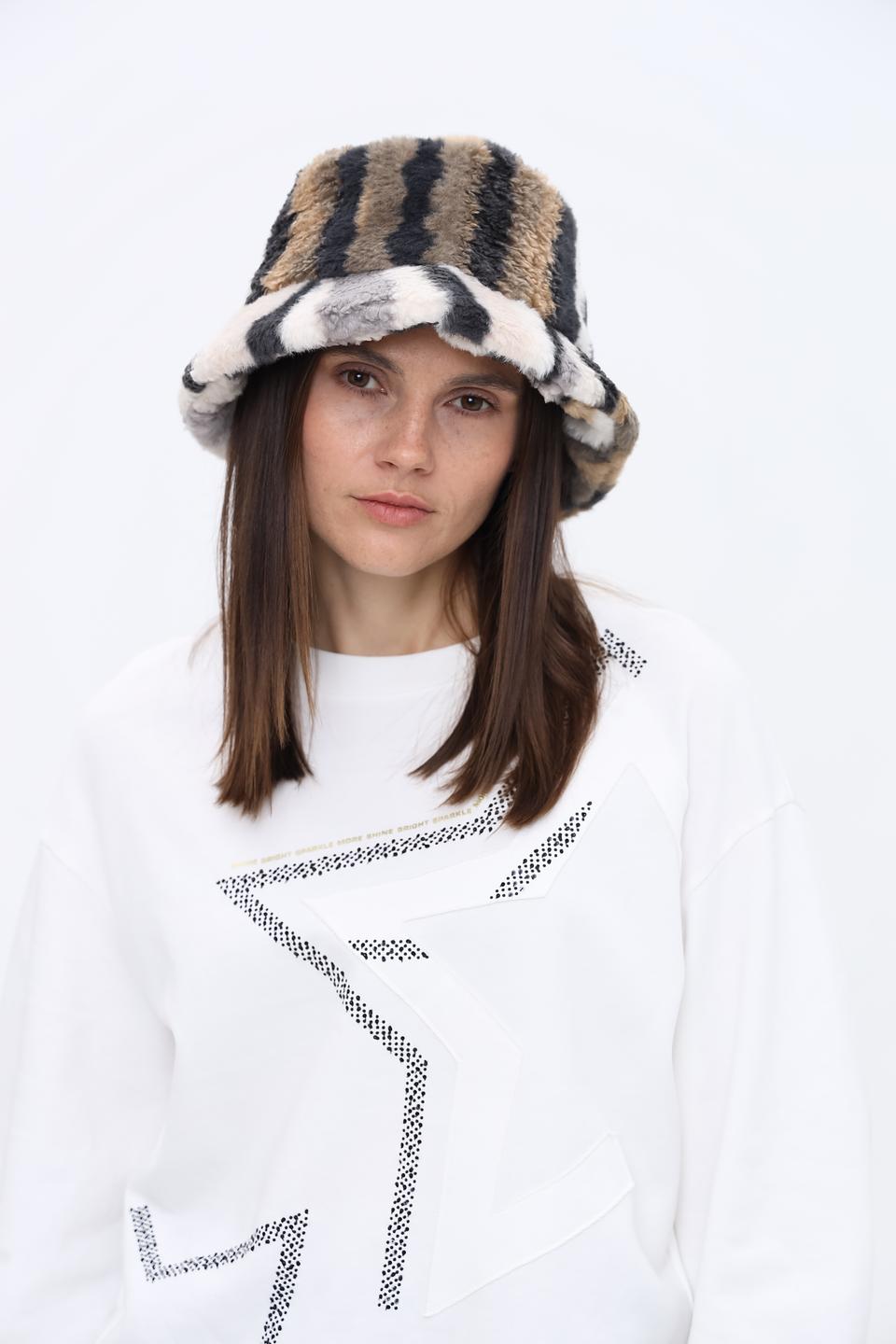 Шляпа Seeberger с меховым декором