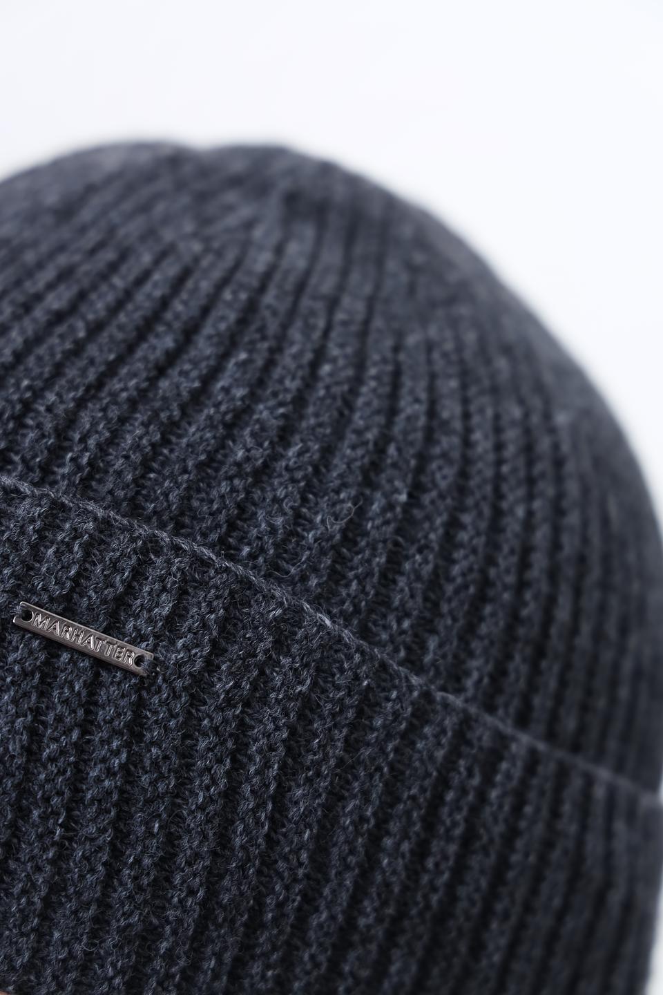 Шапка Marhatter мужская серая