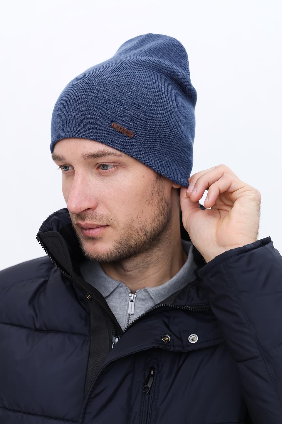 Шапка Marhatter мужская синяя