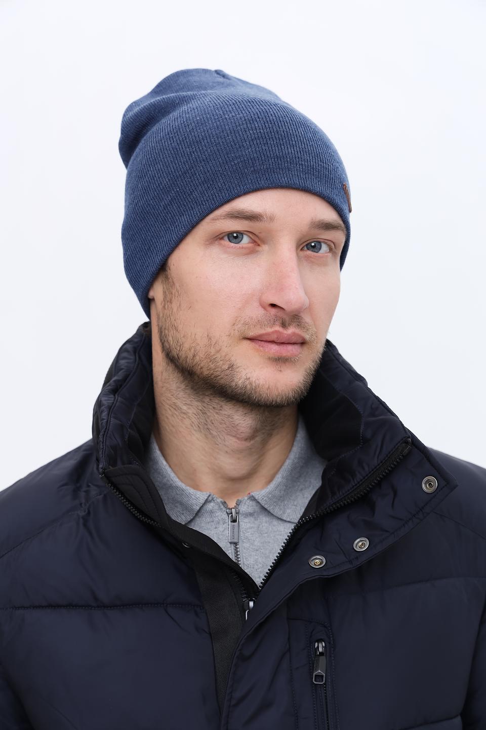 Шапка Marhatter мужская синяя