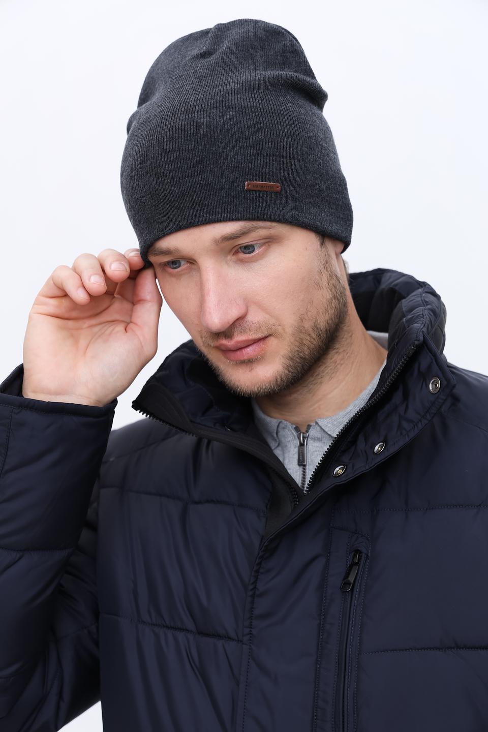 Шапка Marhatter мужская графит