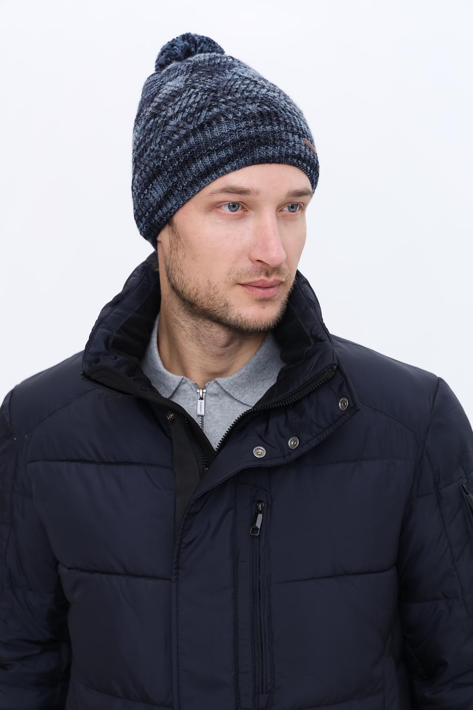 Шапка Marhatter мужская с помпоном