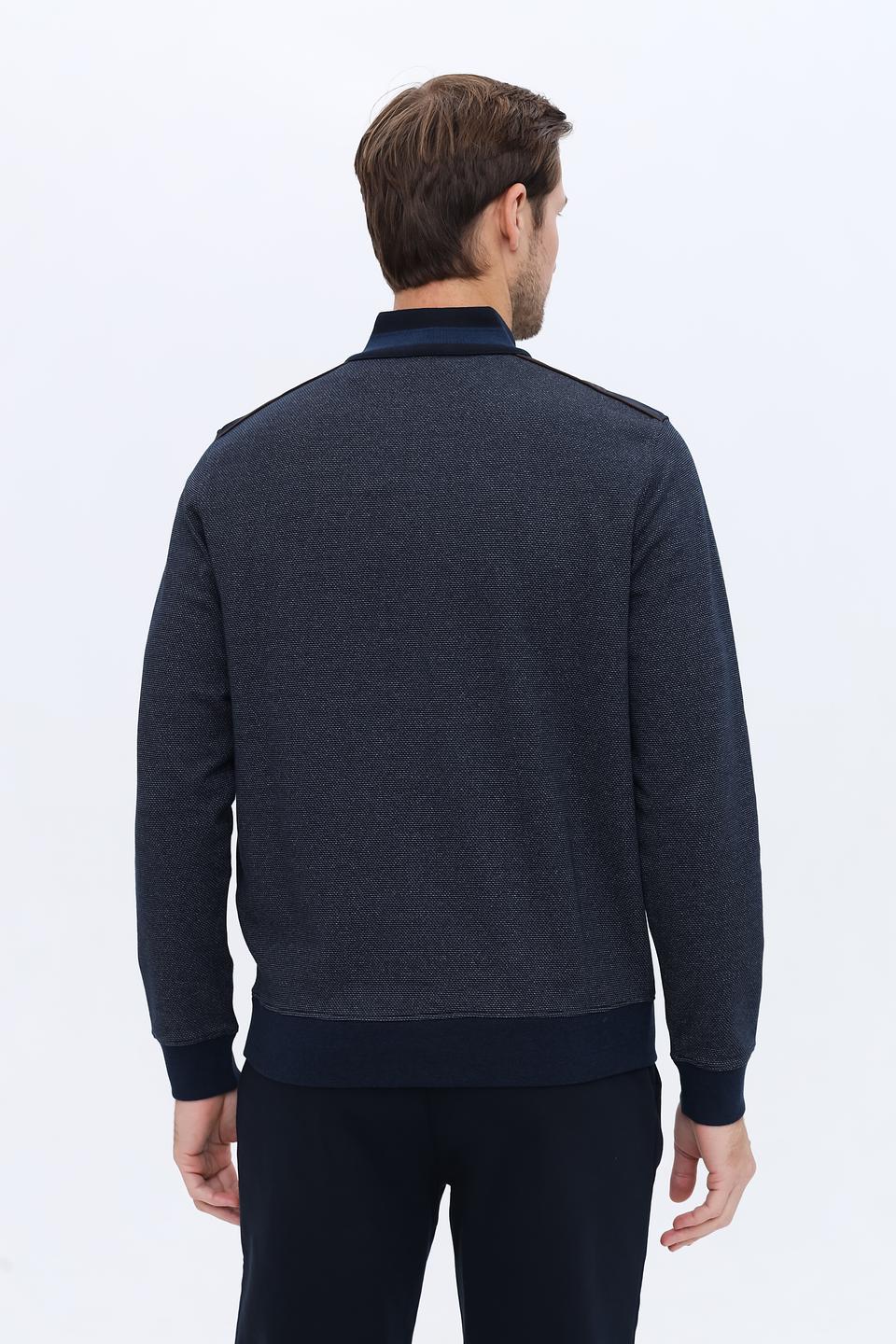 Джемпер Bugatti с молнией синий