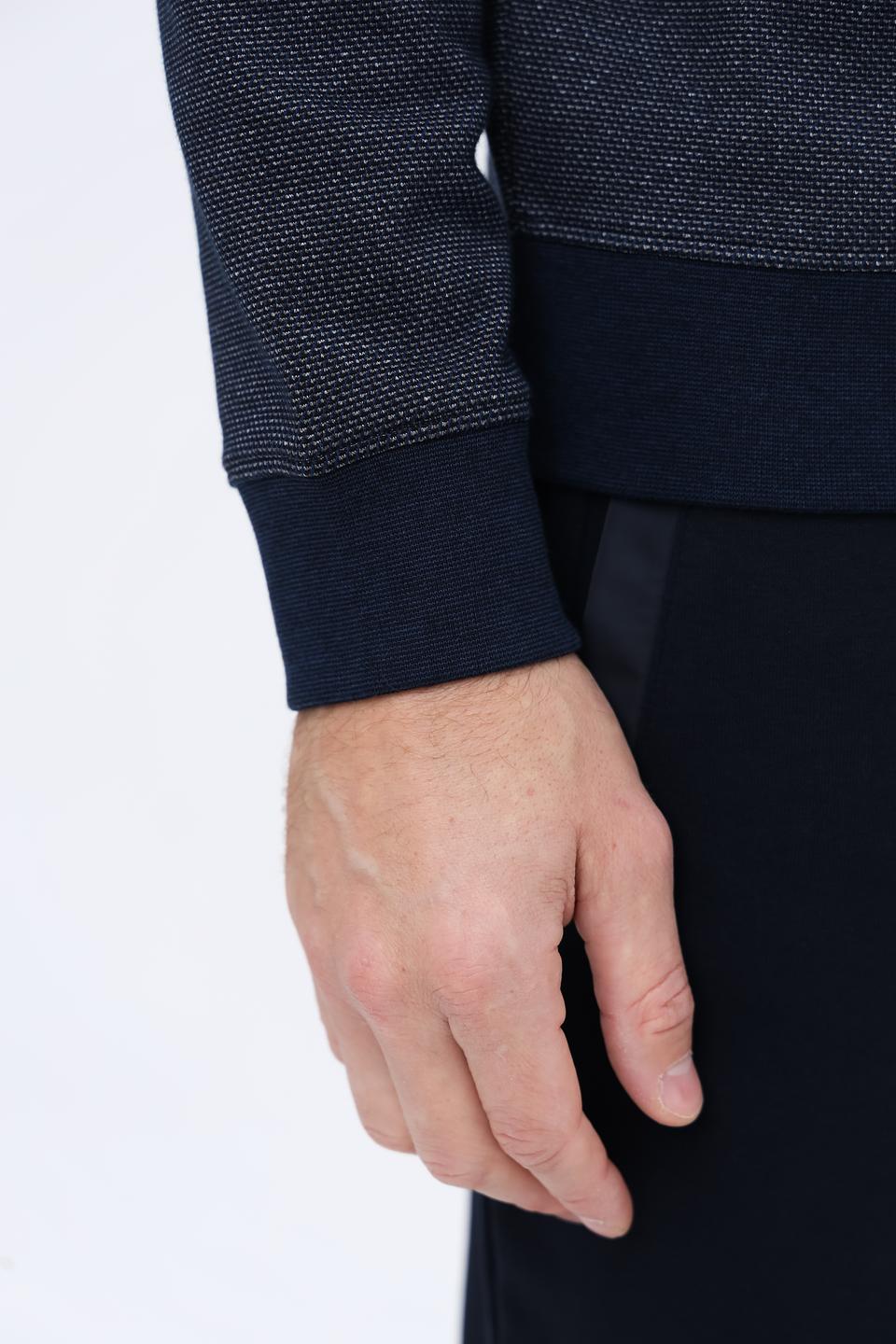 Джемпер Bugatti с молнией синий