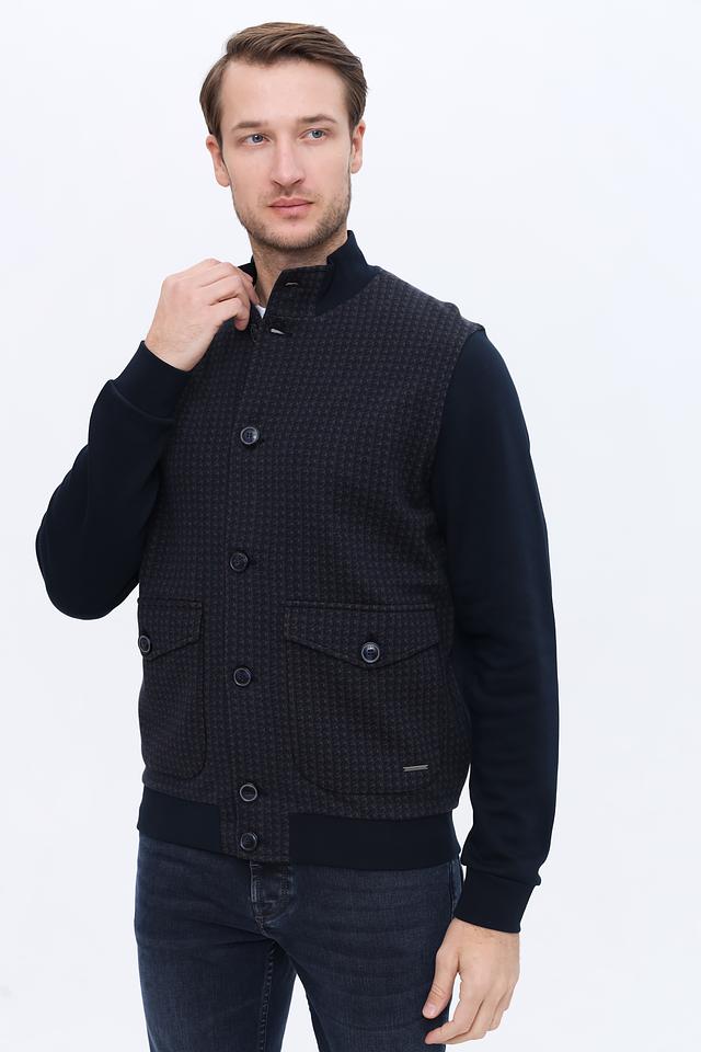 Кардиган Bugatti мужской тёмно-синий