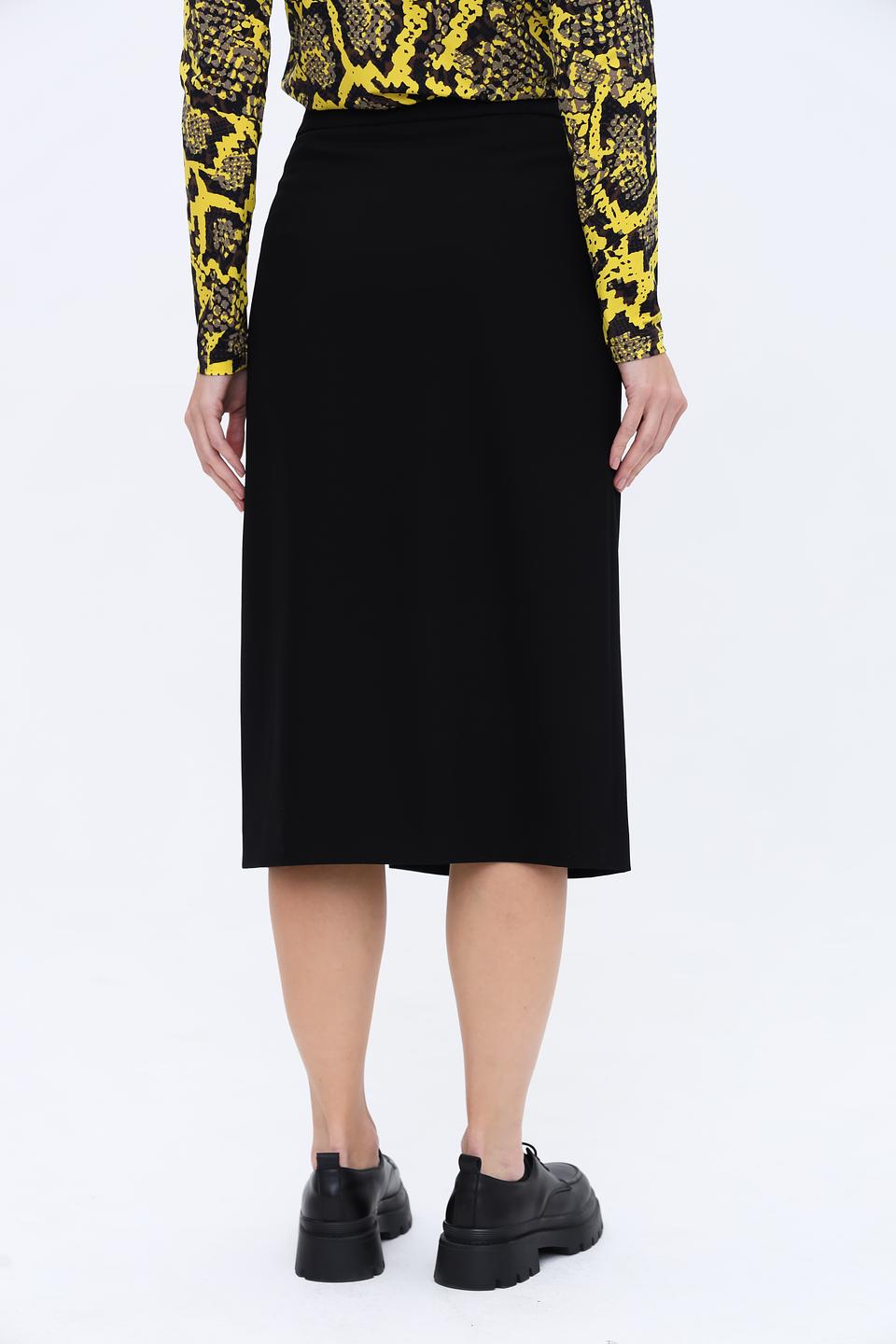 Юбка Gardeur чёрная с разрезом