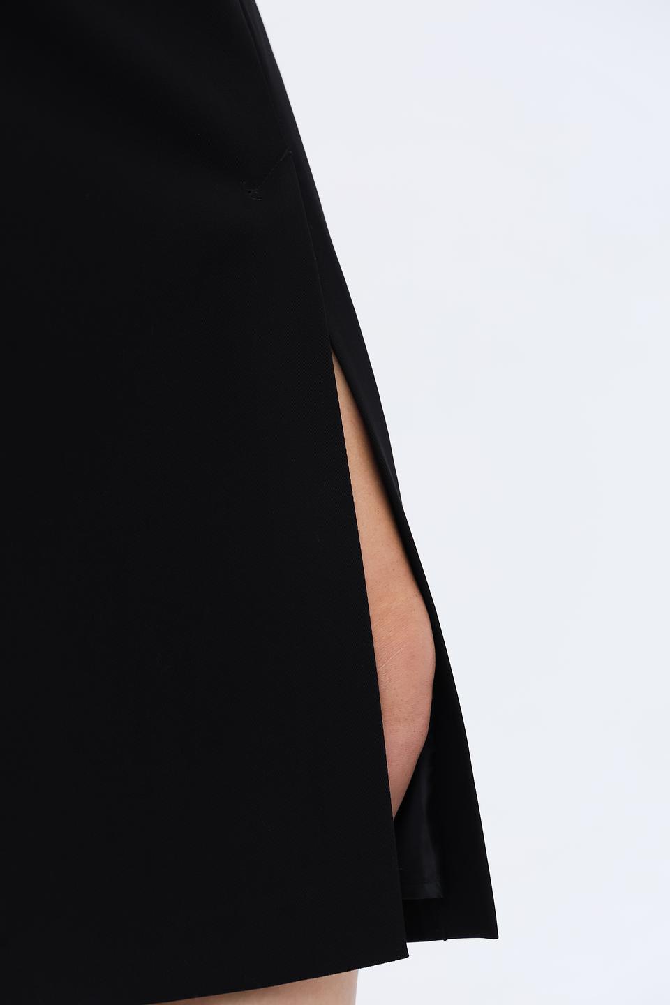 Юбка Gardeur чёрная с разрезом