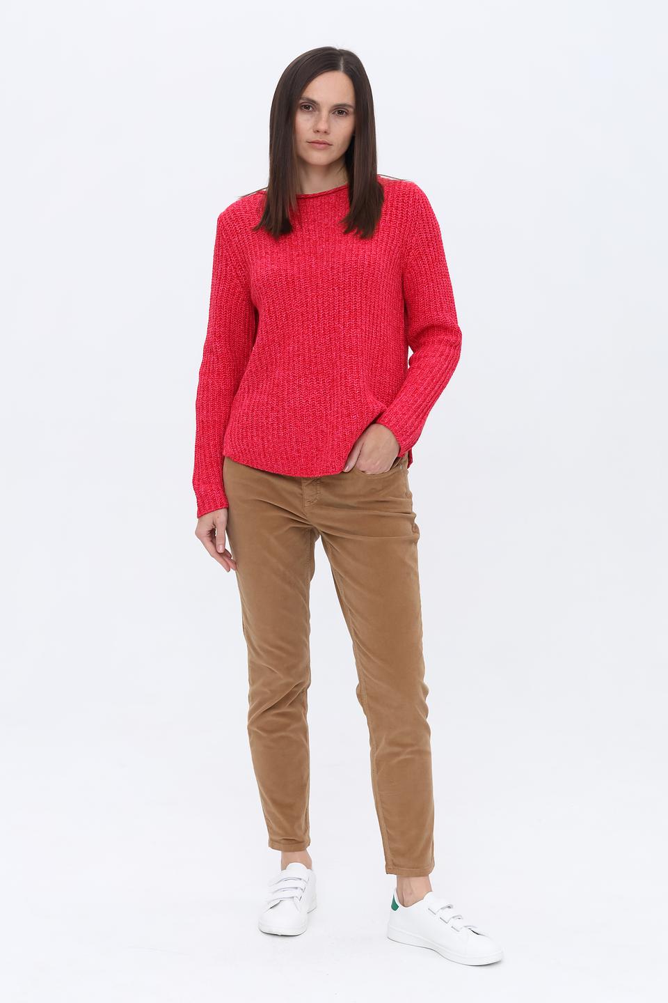 Пуловер Oui малиновый