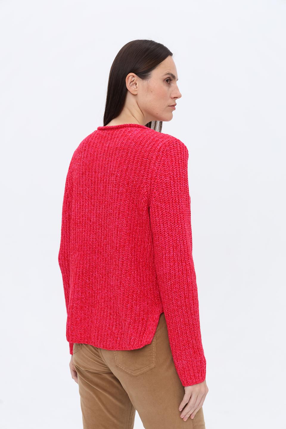 Пуловер Oui малиновый
