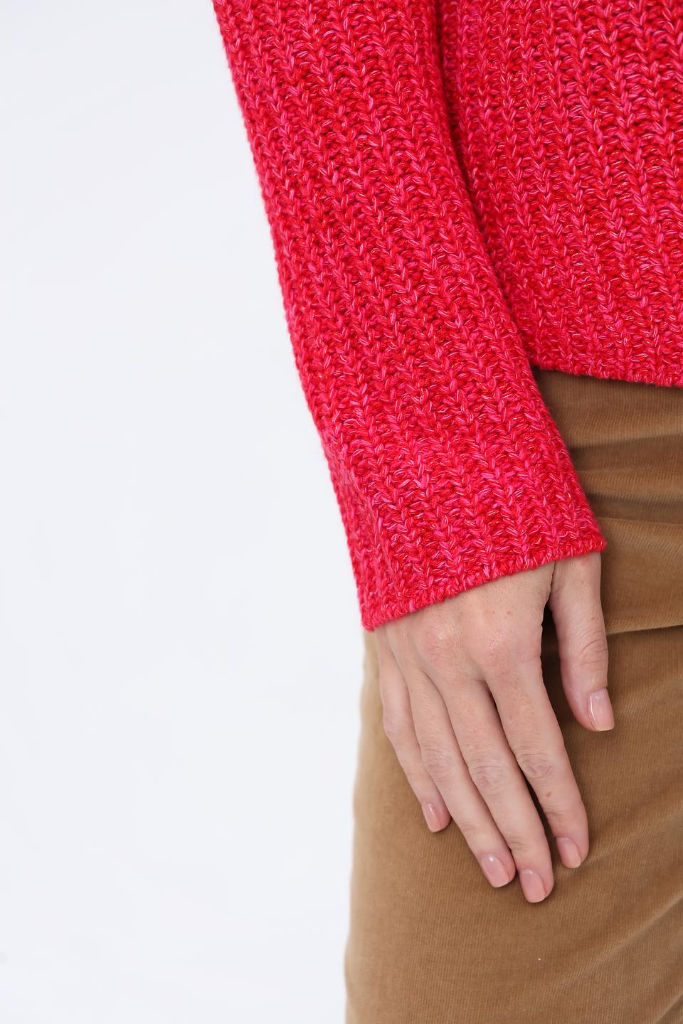 Пуловер Oui малиновый