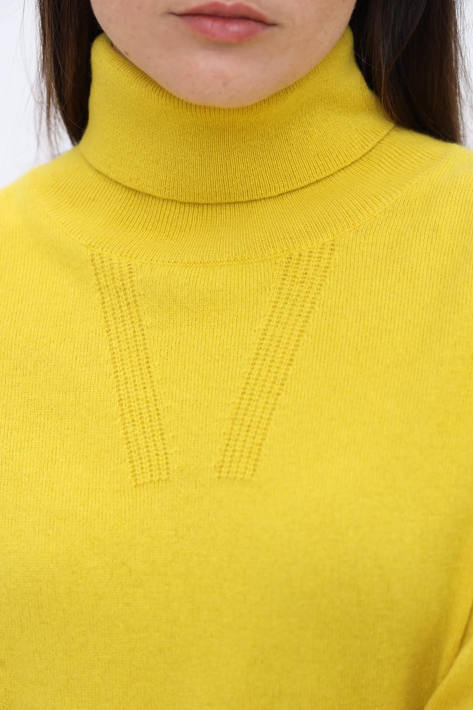 Пуловер Marc Cain жёлтый с полосками