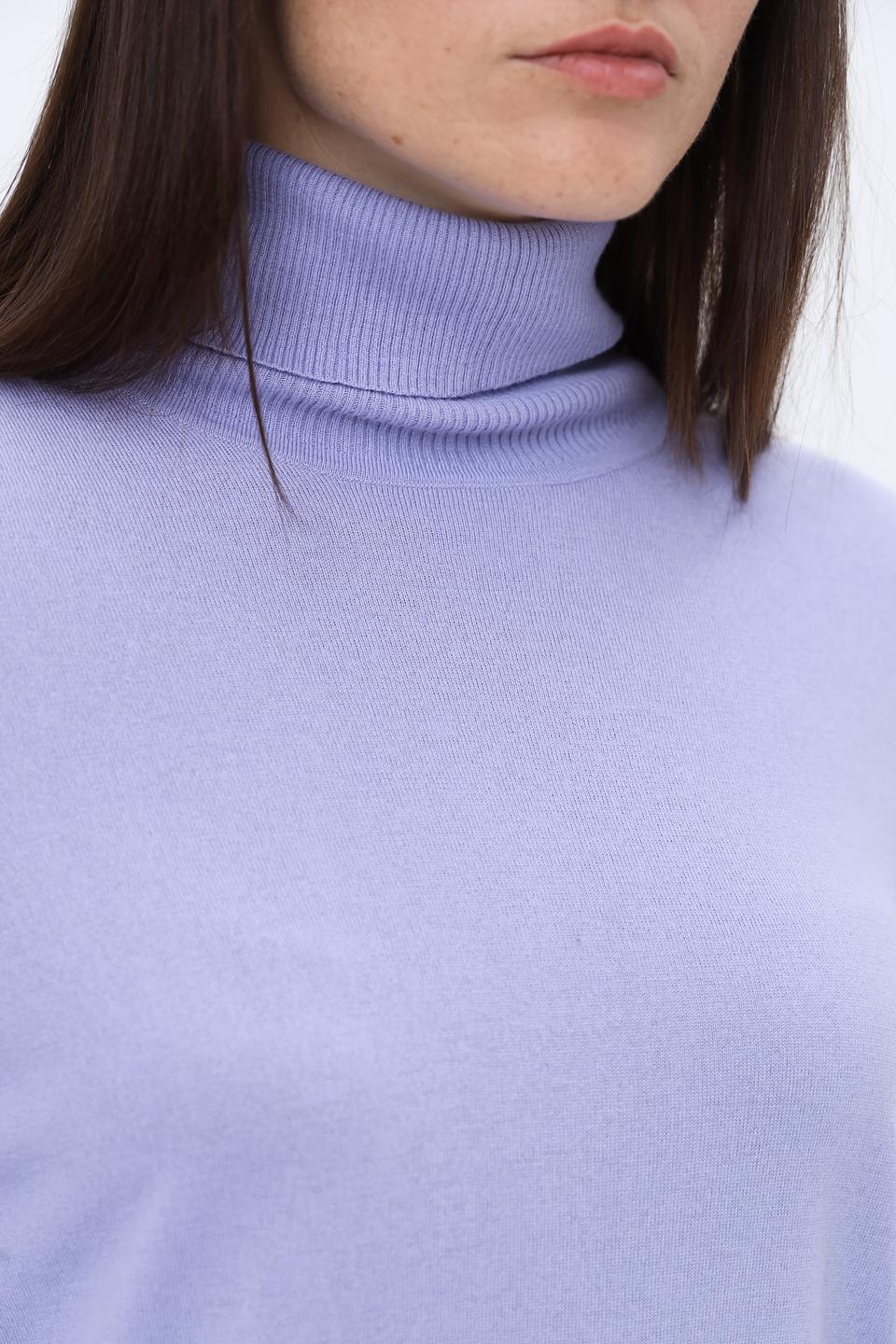 Пуловер Marc Cain лавандовый с горлом