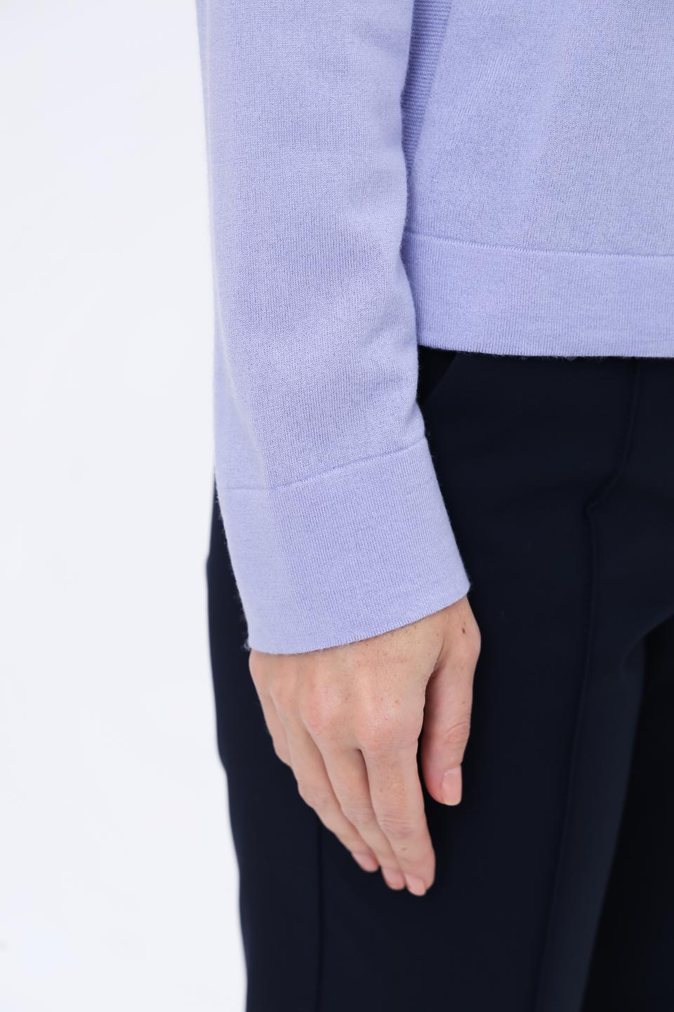 Пуловер Marc Cain лавандовый с горлом