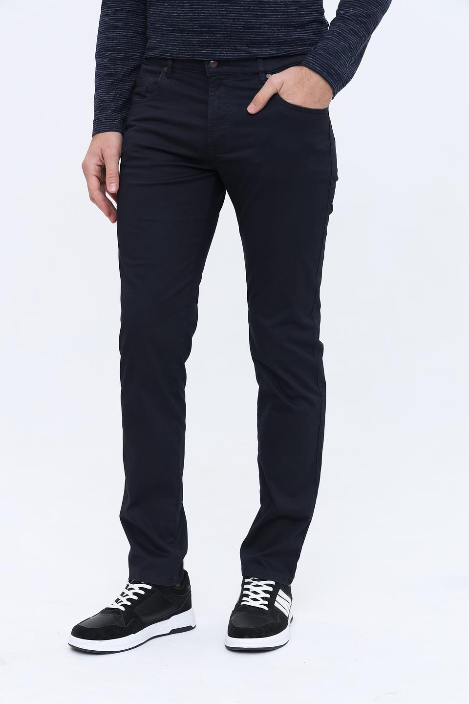 Брюки Bugatti slim fit тёмно-синие