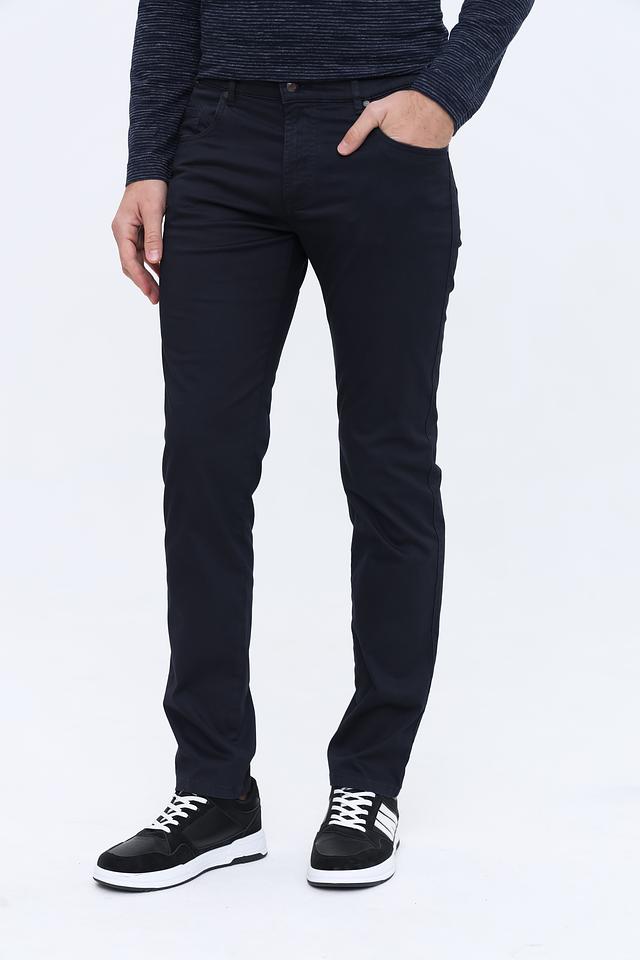 Брюки Bugatti slim fit тёмно-синие