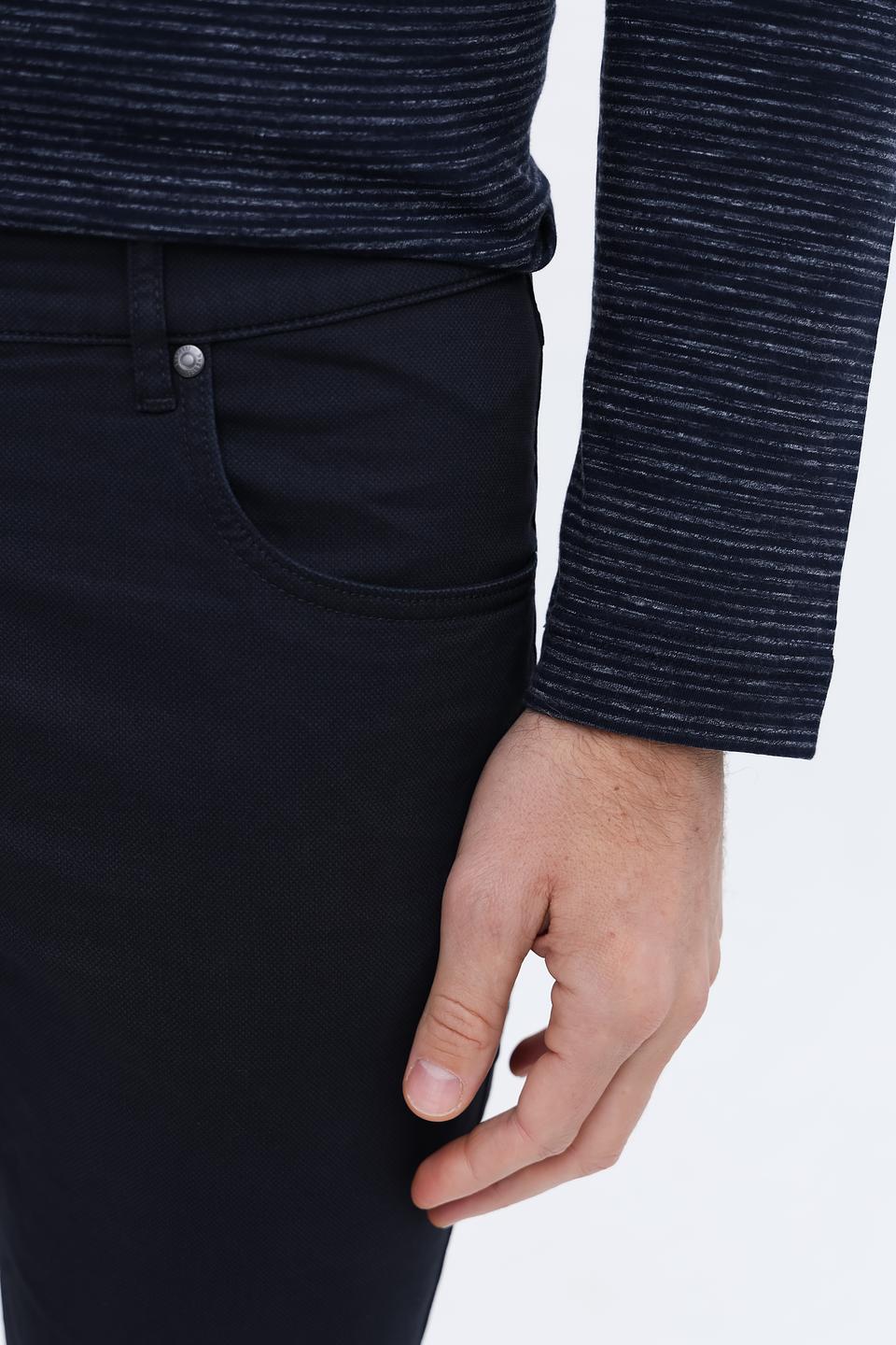 Брюки Bugatti slim fit тёмно-синие