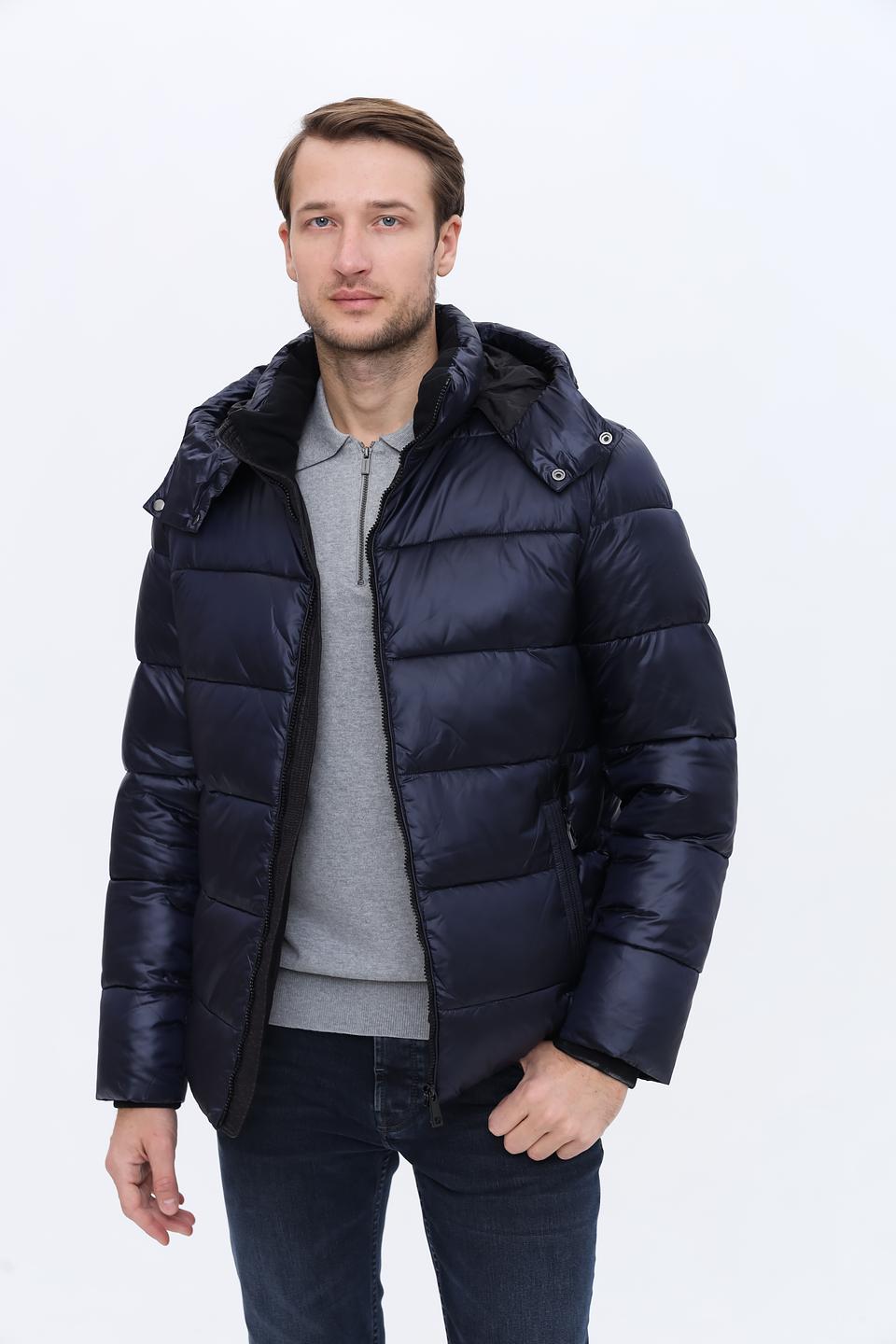 Куртка Pezzo стеганая синяя