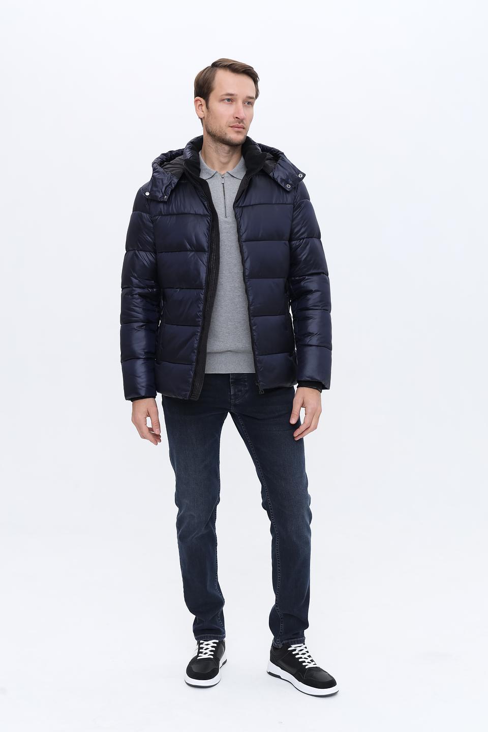 Куртка Pezzo стеганая синяя