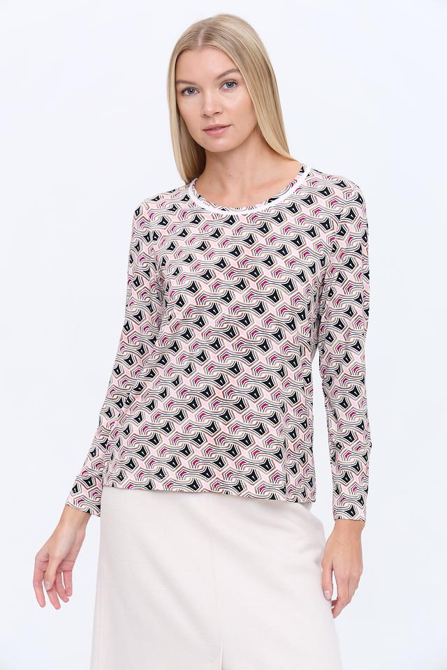 Лонгслив Sommer mann с геометрическим принтом