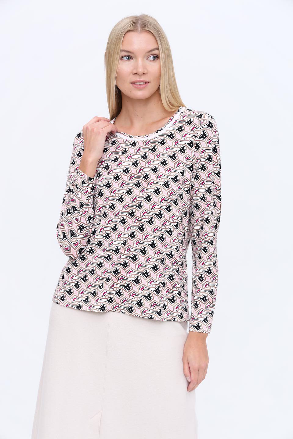 Лонгслив Sommer mann с геометрическим принтом