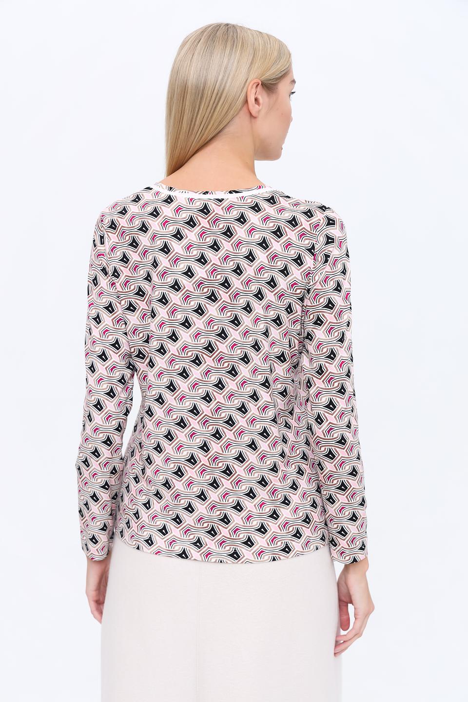 Лонгслив Sommer mann с геометрическим принтом