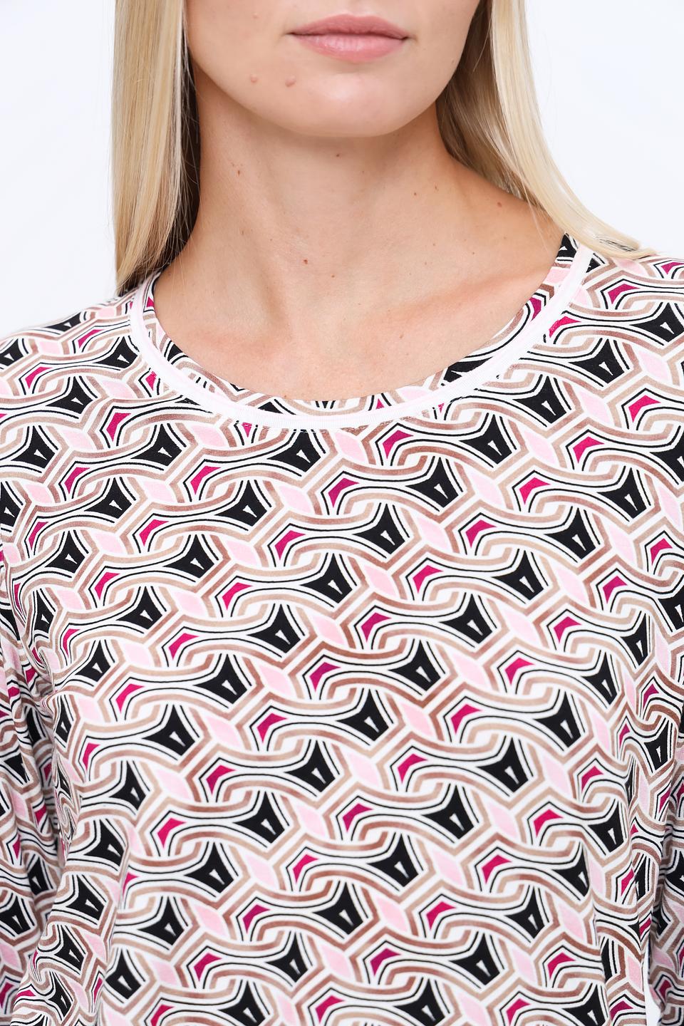 Лонгслив Sommer mann с геометрическим принтом