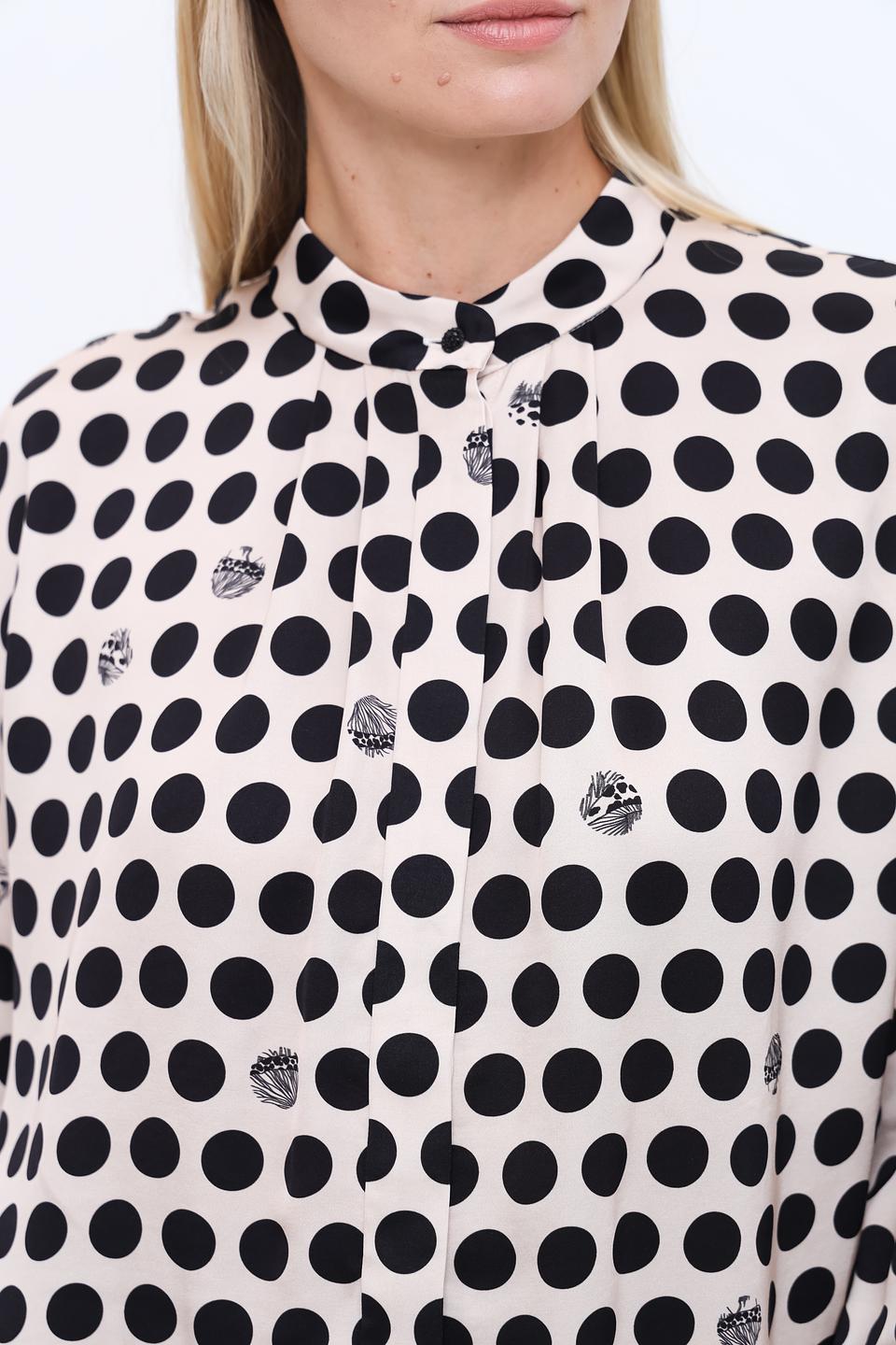 Блуза Marc Cain в горошек