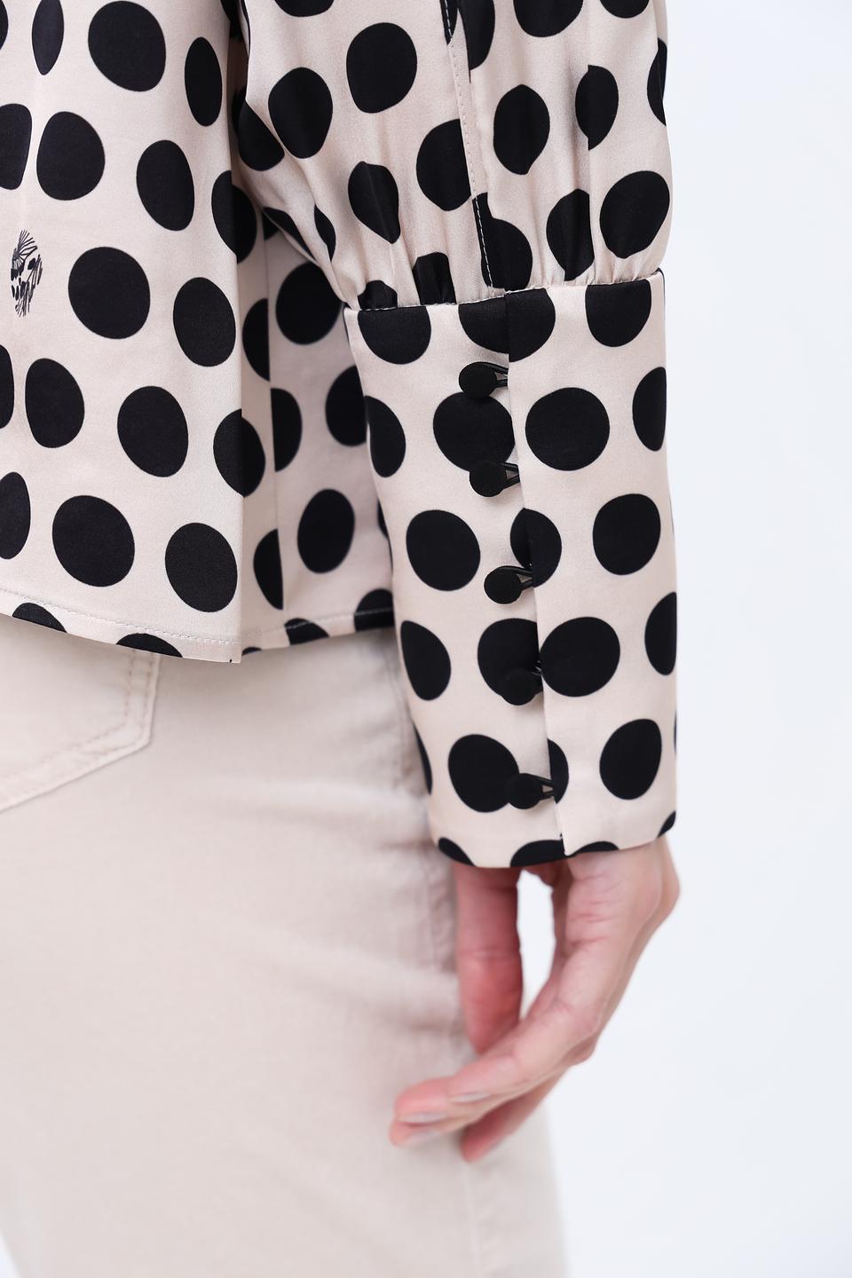 Блуза Marc Cain в горошек