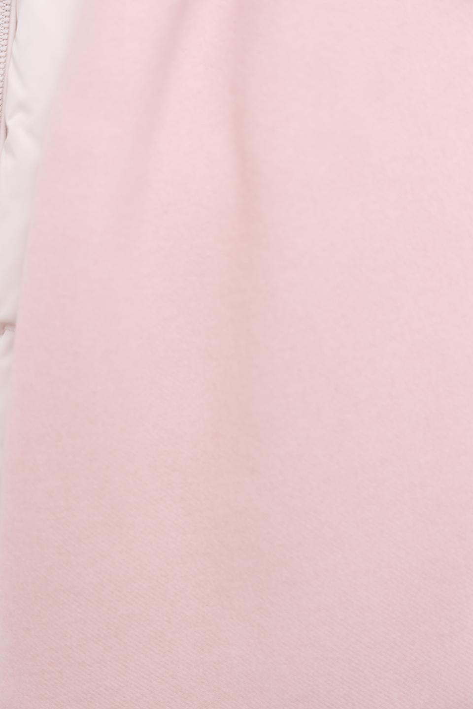 Шарф Fraas пудрово-розовый с бахромой