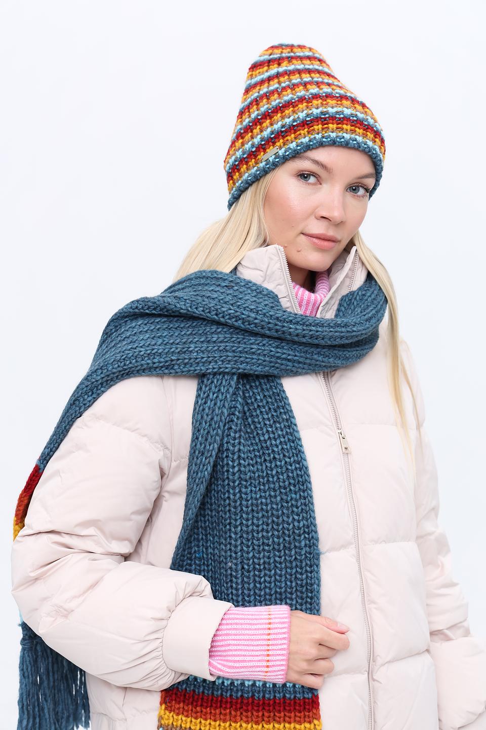 Шапка Seeberger полосатая