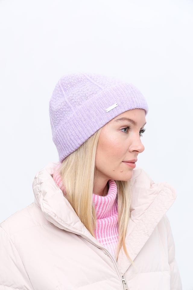 Шапка Seeberger вязаная лавандовая