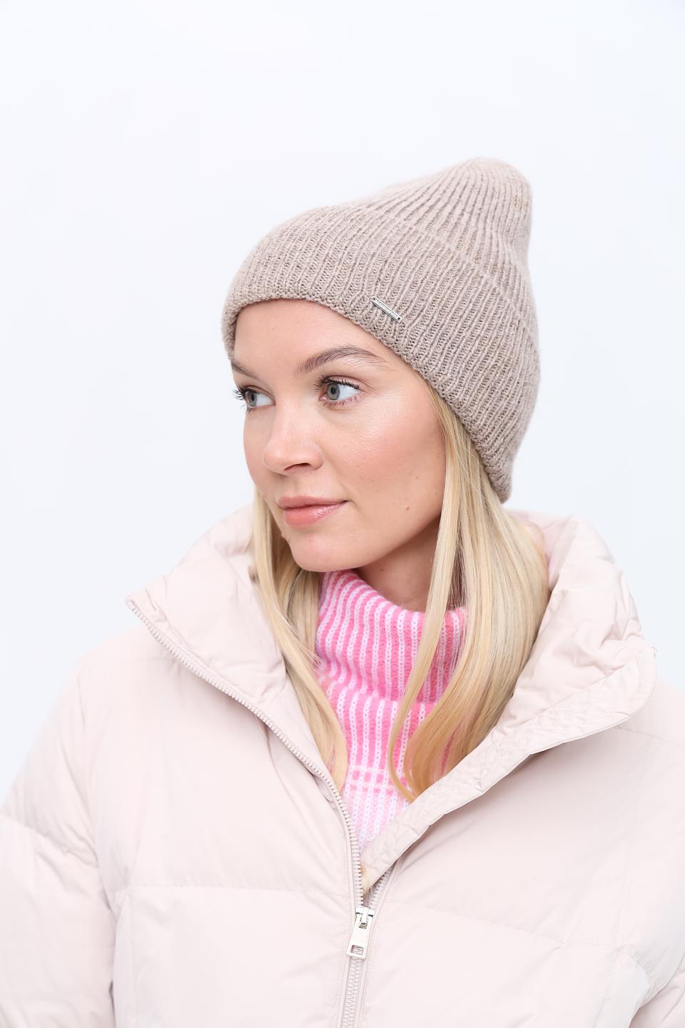 Шапка Marhatter бежевая