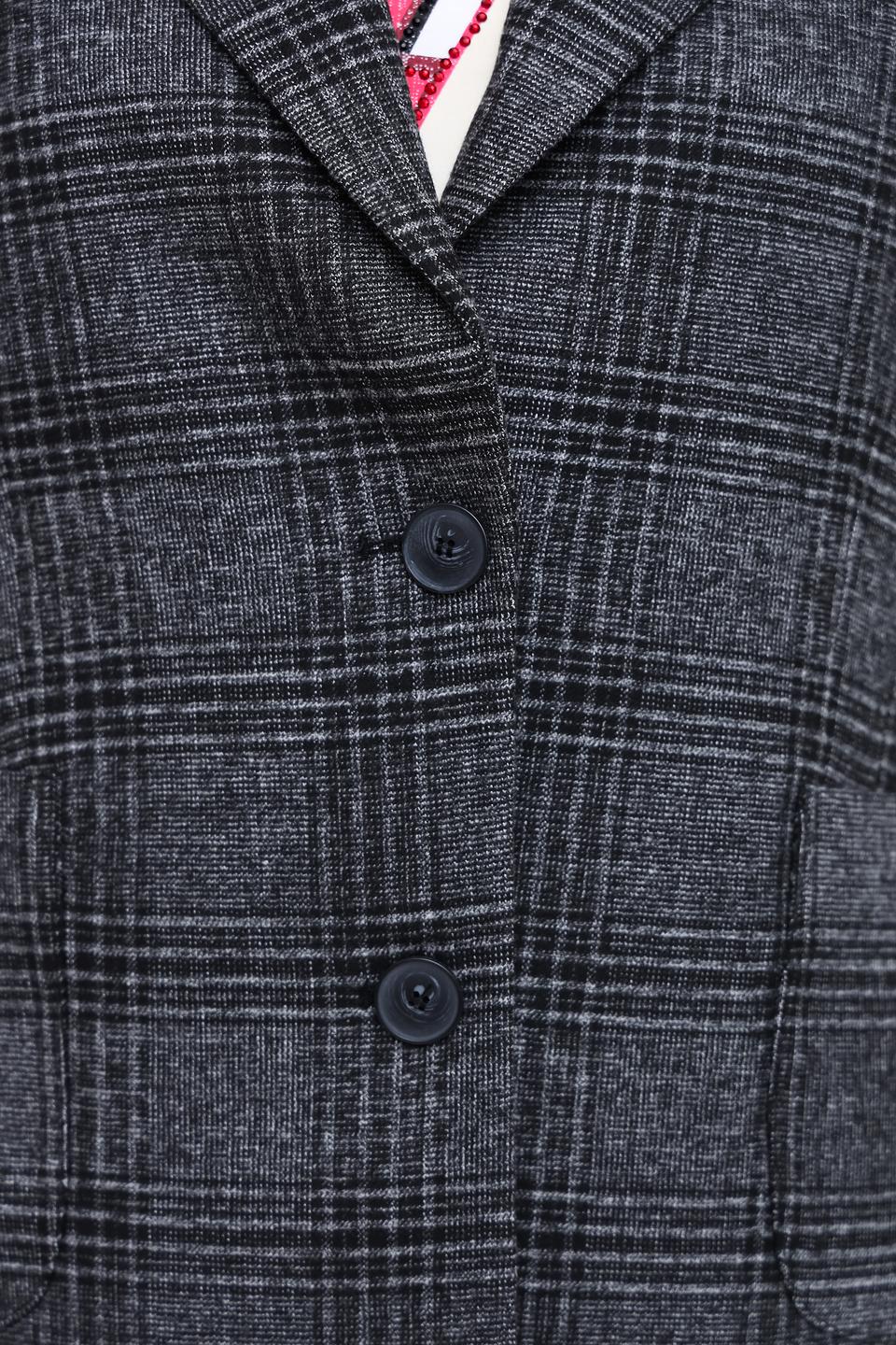 Жакет Bugatti в клетку серый
