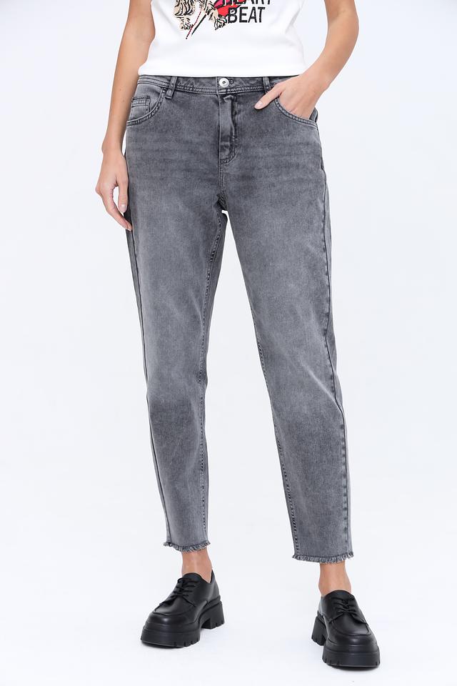 Джинсы Taifun серые с потертостями