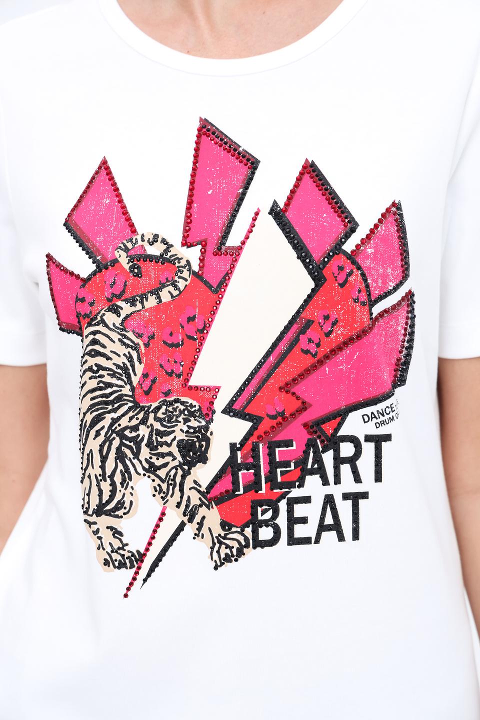 Футболка Oui с принтом тигра, белый