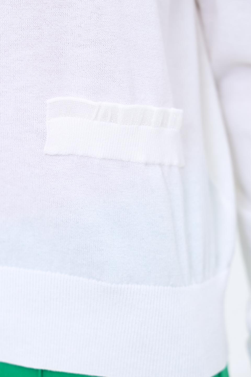 Жакет Marc Cain с пуговицами белый