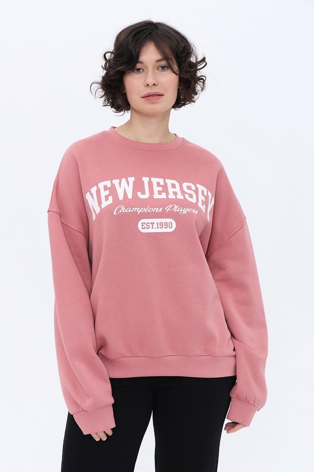 Толстовка Alcott New Jersey розовая