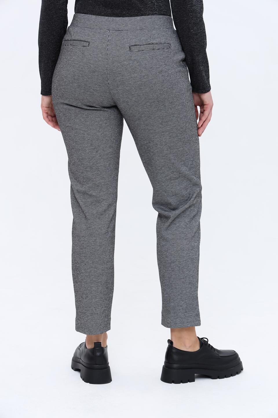 Брюки клетка Olsen серые