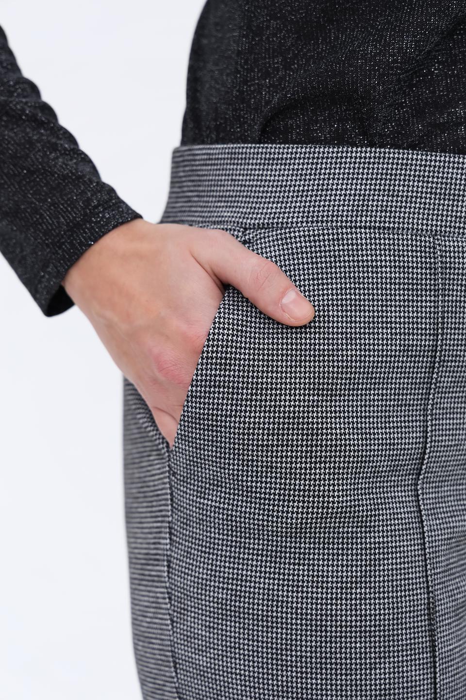 Брюки клетка Olsen серые