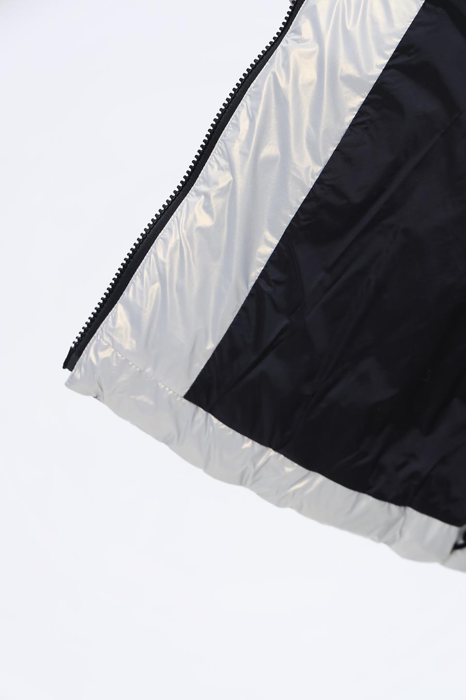 Куртка Marc Cain Sports с принтом серебристая