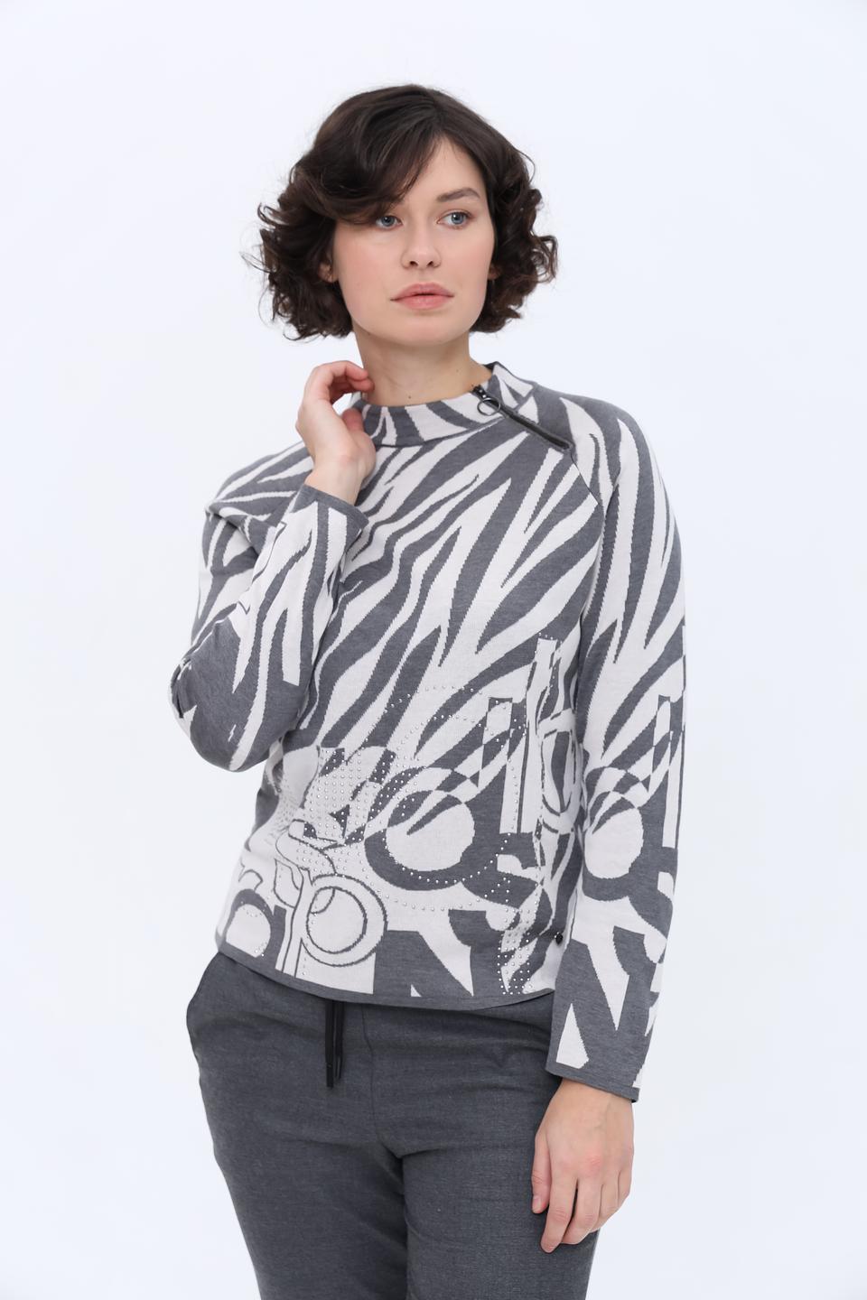 Пуловер Rabe collection зебра